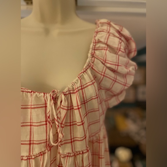 LN DÔEN Sarria Dress in Red Atticus Plaid, XS - Picture 8 of 10